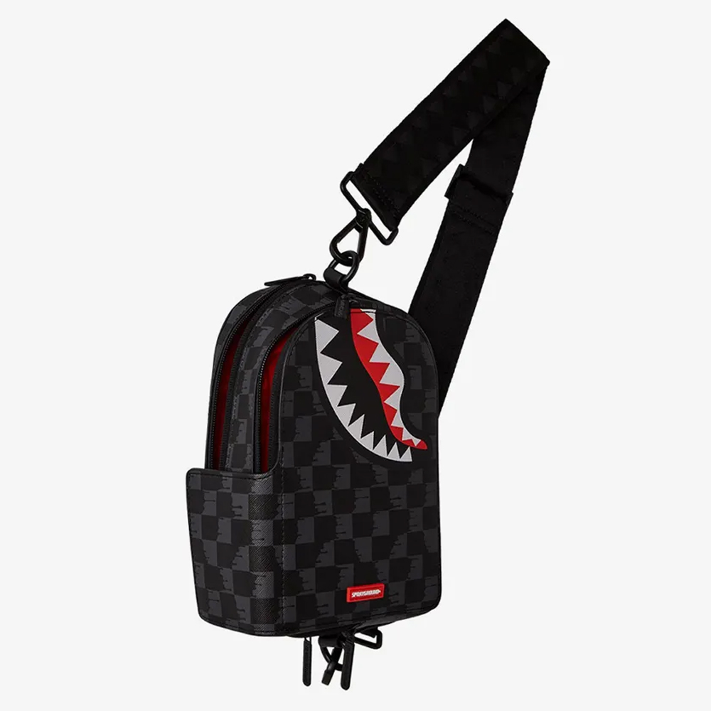 SPRAYGROUND Drip Check Sling Bag Unisex Τσάντα Χιαστί - 3